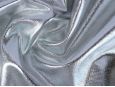 platinum metallic foil spandex stretch fabric thumbnail image.