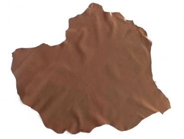 brown lambskin leather hide