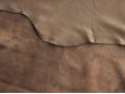 front and rear of bronw lambskin leather hide thumbnail image.