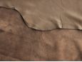 front and rear of bronw lambskin leather hide thumbnail image.