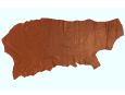 rust colored leather cow hide thumbnail image.