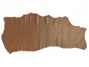brown leather cowskin hide