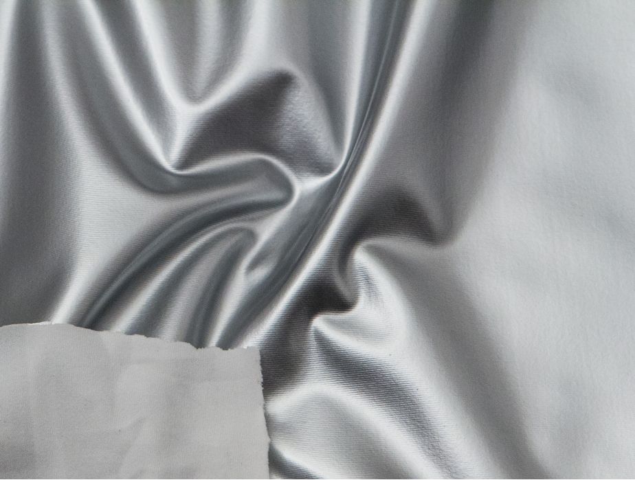 MJTrends: Silver Vinyl Fabric
