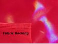 red iridescent stretch pvc fabric thumbnail image.