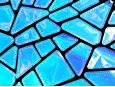 iridescent blue vinyl sequin diamond fabric thumbnail image.