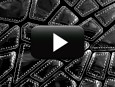 Video showcasing our sewn-on black vinyl sequin fabric that looks like shattered mirror material.