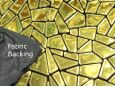 mirror gold sequin vinyl plastic fabric thumbnail image.