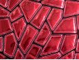 mirror shards red vinyl fabric thumbnail image.