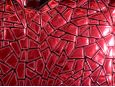 red sequin vinyl plastic fabric thumbnail image.