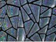 silver glitter vinyl sewn sequin fabric thumbnail image.