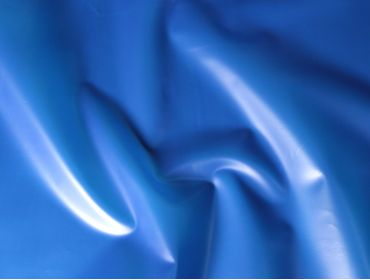 soft translucent blue vinyl tpu material