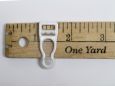 10mm wide nylon coated suspender clip. thumbnail image.