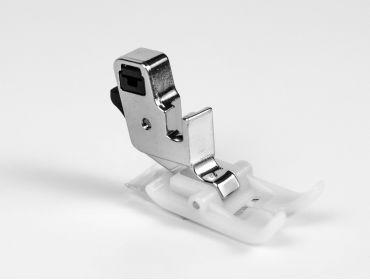Teflon presser foot for sewing machines.