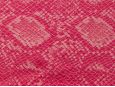 Faux pink snakeskin print fabric. thumbnail image.