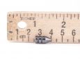 Closeup of bullet spike to show size against a ruler. thumbnail image.