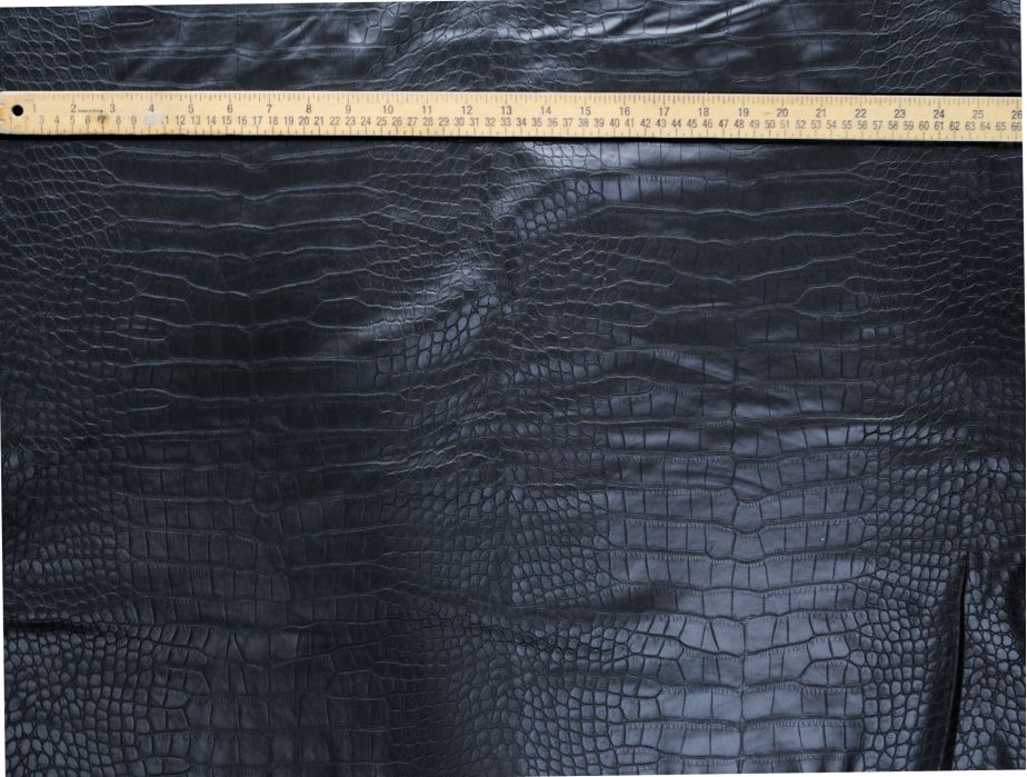 Black Crocodile Textured Faux Leather Bralette -  Canada