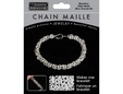 Byzantine chain maille bracelet kit. thumbnail image.