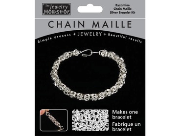 Byzantine chain maille bracelet kit.