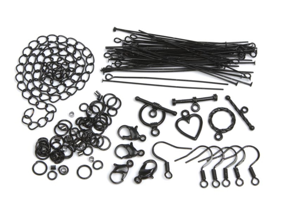 MJTrends: Gun Metal jewelry-making starter kit