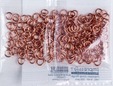 Copper jump rings - three sixteenth inches in diameter. thumbnail image.