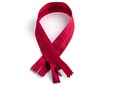 Wine red 27 inch invisible zipper. thumbnail image.