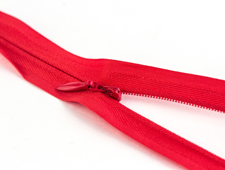 MJTrends: 36 inch red invisible zipper