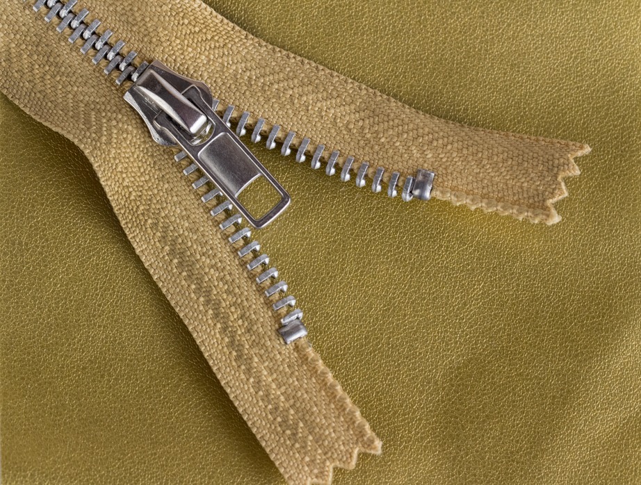 MJTrends: 9 inch aluminum gold zipper