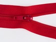 Non-separating 18 inch red zipper. thumbnail image.