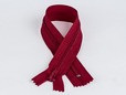 16 inch burgundy red non-separating nylon zipper. thumbnail image.