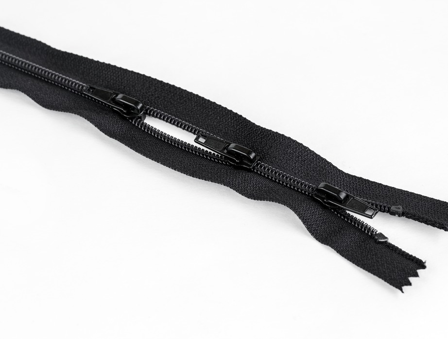 MJTrends: 36 inch 3-way black zipper