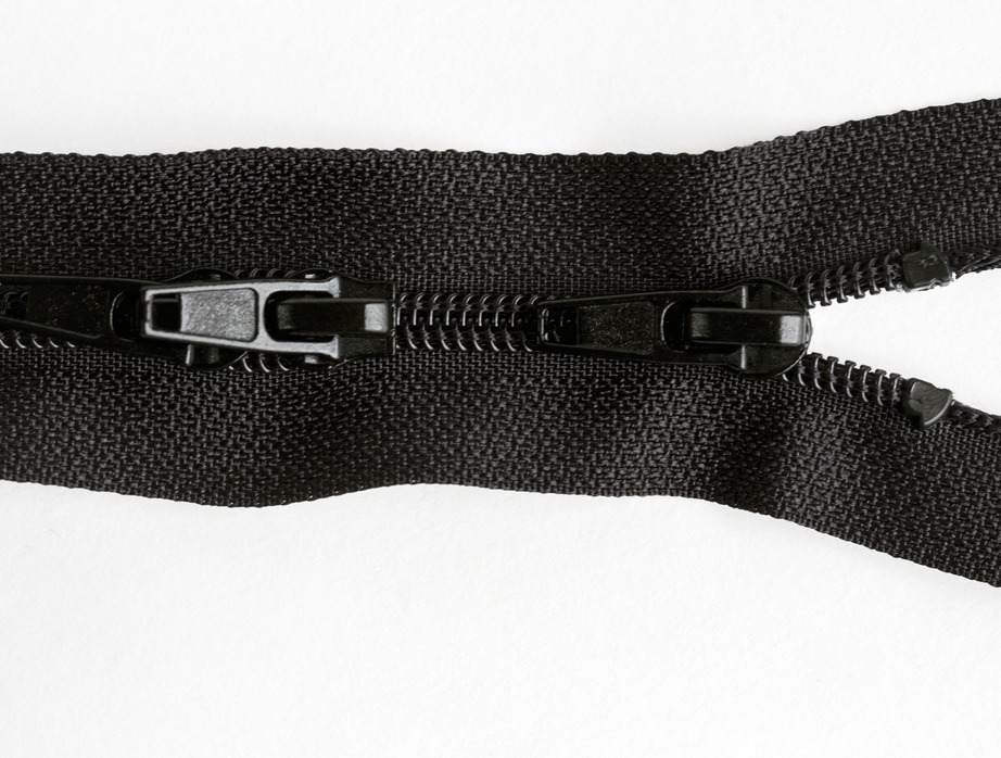 MJTrends: 36 inch 3-way black zipper
