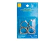 Dritz silver d-rings for ties, belts, and straps. thumbnail image.