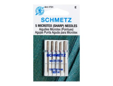 Schmetz sharp size 90-14 sewing needles.