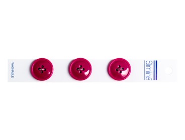 Fuscia - hot pink medium sized buttons.