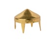 Short cone gold stud for bags and hats. thumbnail image.