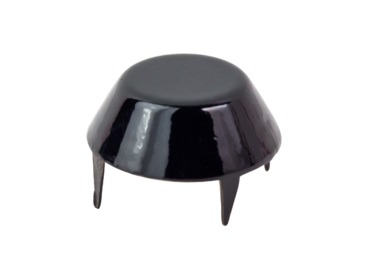 Black mushroom cap stud