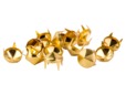 Gold hex studs for jeans, jackets, hats, clothing, etc. thumbnail image.