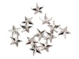 Silver star stud for hats, jackets, jeans, etc. thumbnail image.