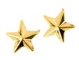 Gold star studs for jackets, bags, jeans, etc. thumbnail image.