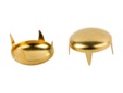 Gold dome studs for jackets, hats, clothing. thumbnail image.
