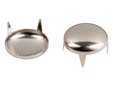 Silver dome studs for apparel. thumbnail image.