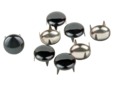 Black dome studs - spikes for jeans, jackets, hats thumbnail image.