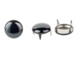 Black dome studs for apparel thumbnail image.