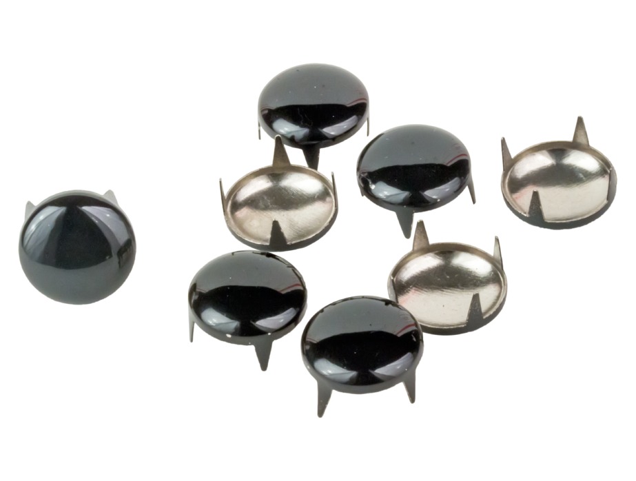 MJTrends: Flat Round Studs: Silver Small
