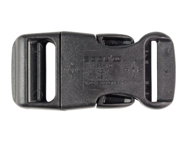 1-inch wide parachute buckle.