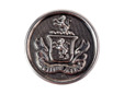 Silver crest regal button. thumbnail image.