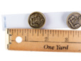 Size of gold crested buttons is 22mm. thumbnail image.