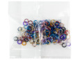 5mm size colored jump rings for making jewelry. thumbnail image.