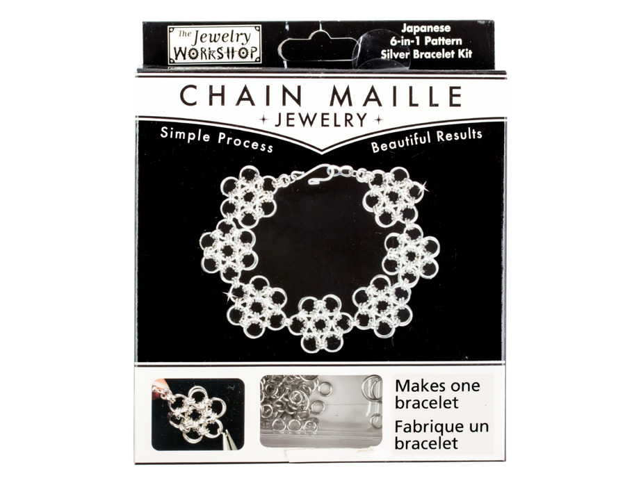 Box Chain Bracelet Kit, Chainmaille Kit, Stainless Steel, Chainmail Kit,  Jump Rings, Box Chain Tutorial, Chainmaille Tutorial 