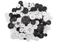 Pack of black and white buttons. thumbnail image.